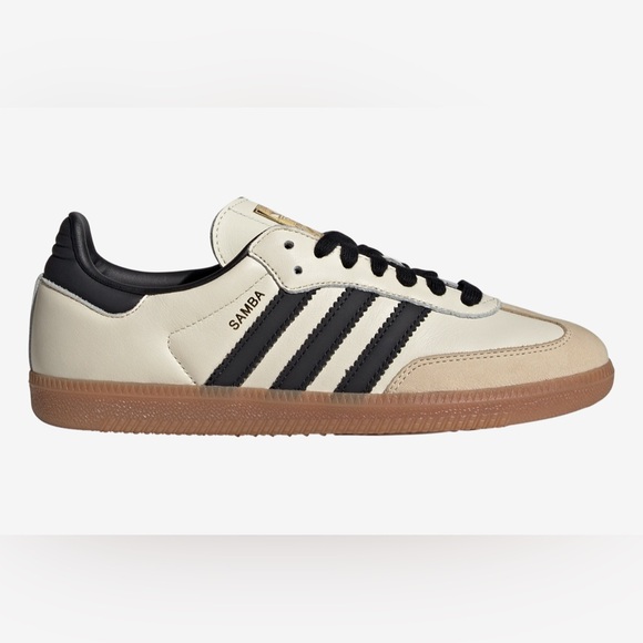 Adidas Samba Sneakers - Black and Cream - Picture 1 of 2